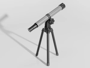telesc&oacute;pio Modelo 3D