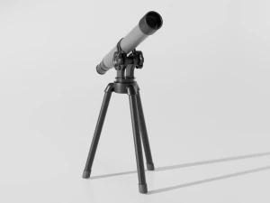 telesc&oacute;pio Modelo 3D