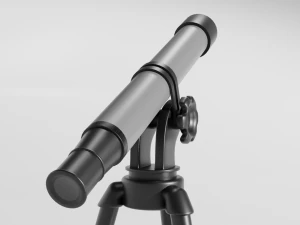 telesc&oacute;pio Modelo 3D