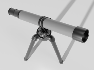 telescope 3D Model