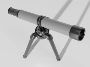 telesc&oacute;pio Modelo 3D