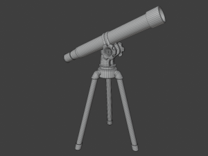 telescope 3D Model