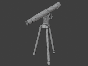 telescope 3D Model
