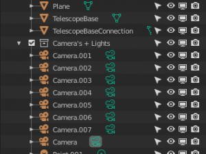 telescope 3D Model