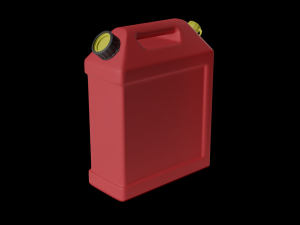 rectangular gas can 3D Model