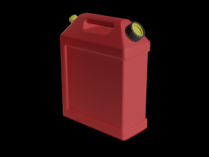 rectangular gas can 3D Model