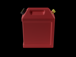 rectangular gas can 3D Model