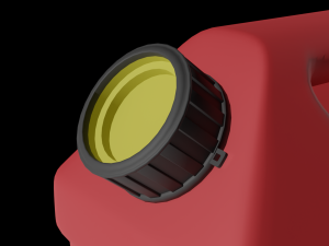 rectangular gas can 3D Model