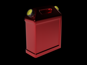 rectangular gas can 3D Model