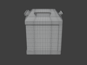 rectangular gas can 3D Model
