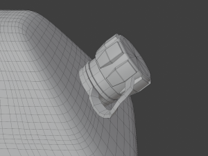rectangular gas can 3D Model