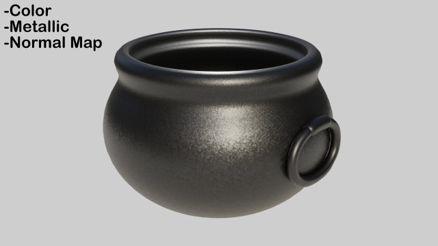 cauldron Modelo 3D .c4d .max .obj .3ds .fbx .stl .blend 