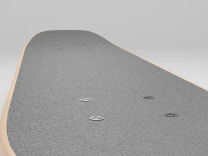 wooden skateboard 3D Model