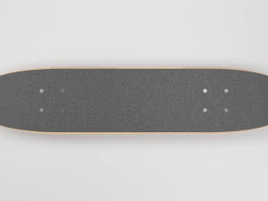 wooden skateboard 3D Model