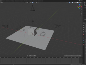 low poly wooden crate 2 3D 模型