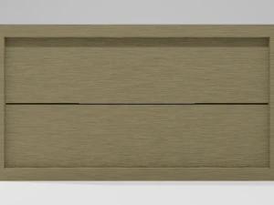 low poly wooden crate 3 3D Model