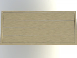 low poly wooden crate 3 3D Model