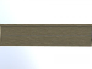 low poly wooden crate 3 3D Model