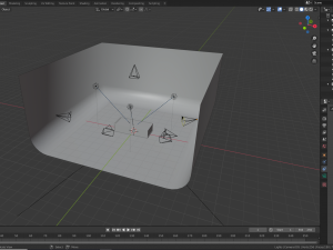 low poly wooden crate 3 3Dモデル