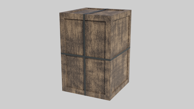 low poly wooden crate 4 3D मॉडल .c4d .max .obj .3ds .fbx .stl .blend 