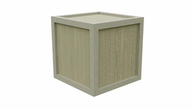 low poly wooden crate 6 3D Model .c4d .max .obj .3ds .fbx .stl .blend