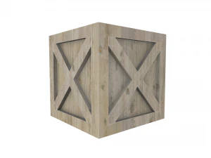 assorted low poly wooden crate collection 3D Model