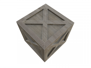 assorted low poly wooden crate collection 3Dモデル