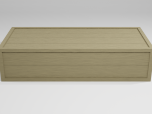 assorted low poly wooden crate collection 3Dモデル