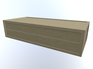 assorted low poly wooden crate collection 3Dモデル