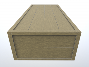 assorted low poly wooden crate collection 3Dモデル