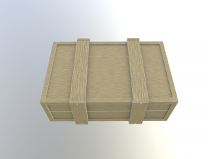 assorted low poly wooden crate collection 3Dモデル