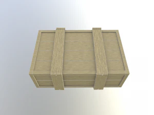 assorted low poly wooden crate collection 3D Model