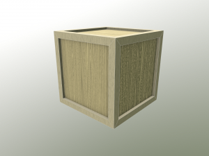 assorted low poly wooden crate collection 3Dモデル