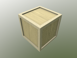 assorted low poly wooden crate collection 3Dモデル