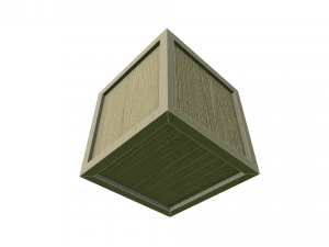 assorted low poly wooden crate collection 3Dモデル
