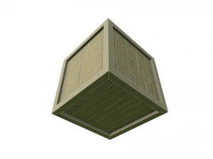 assorted low poly wooden crate collection 3D Model