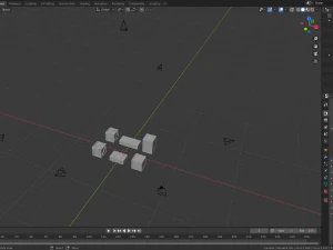 assorted low poly wooden crate collection 3D Model