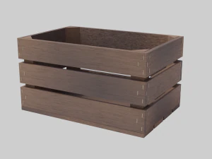 scatola di legno Modello 3D