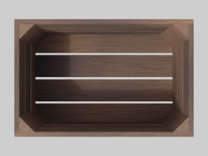 wooden box Model 3D