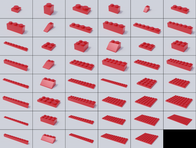 Lego brick collection outlet