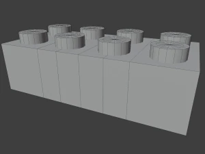 lego brick collection - standard bricks 3D Model