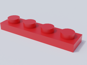 lego brick collection - flat bricks Modèle 3D
