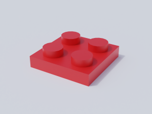 lego brick collection - flat bricks Modèle 3D
