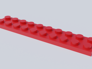 lego brick collection - flat bricks Modèle 3D