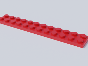 lego brick collection - flat bricks Modèle 3D