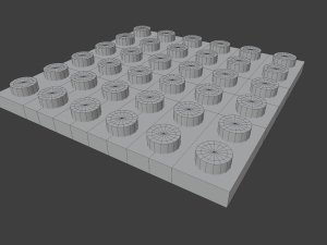 lego brick collection - flat bricks Modèle 3D