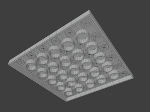 lego brick collection - flat bricks 3D Model