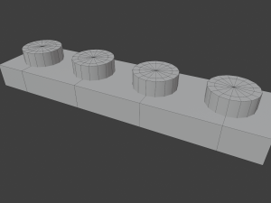 lego brick collection - flat bricks Modèle 3D