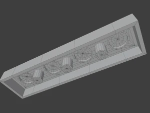 lego brick collection - flat bricks 3D Model