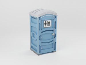 portable toilet 3D Model